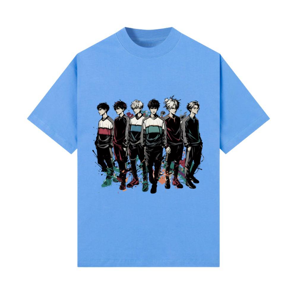 Soccer Club Squad Anime Manga Husbando Otaku T-Shirt