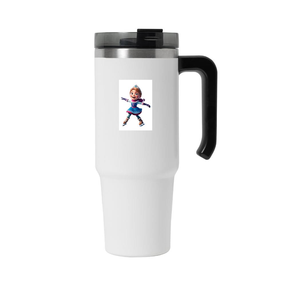 Sofia's Delightful Debut on the Ice Rink Tumbler