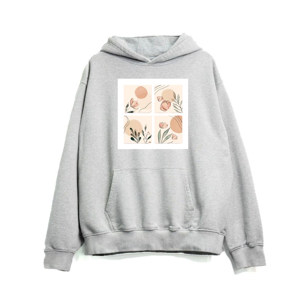 Soft Petal Square Set Hoodies