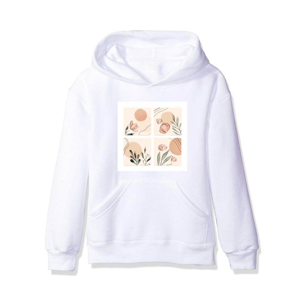 Soft Petal Square Set Hoodies