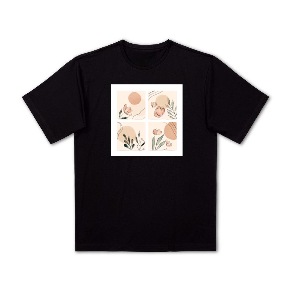 Soft Petal Square Set T-Shirts