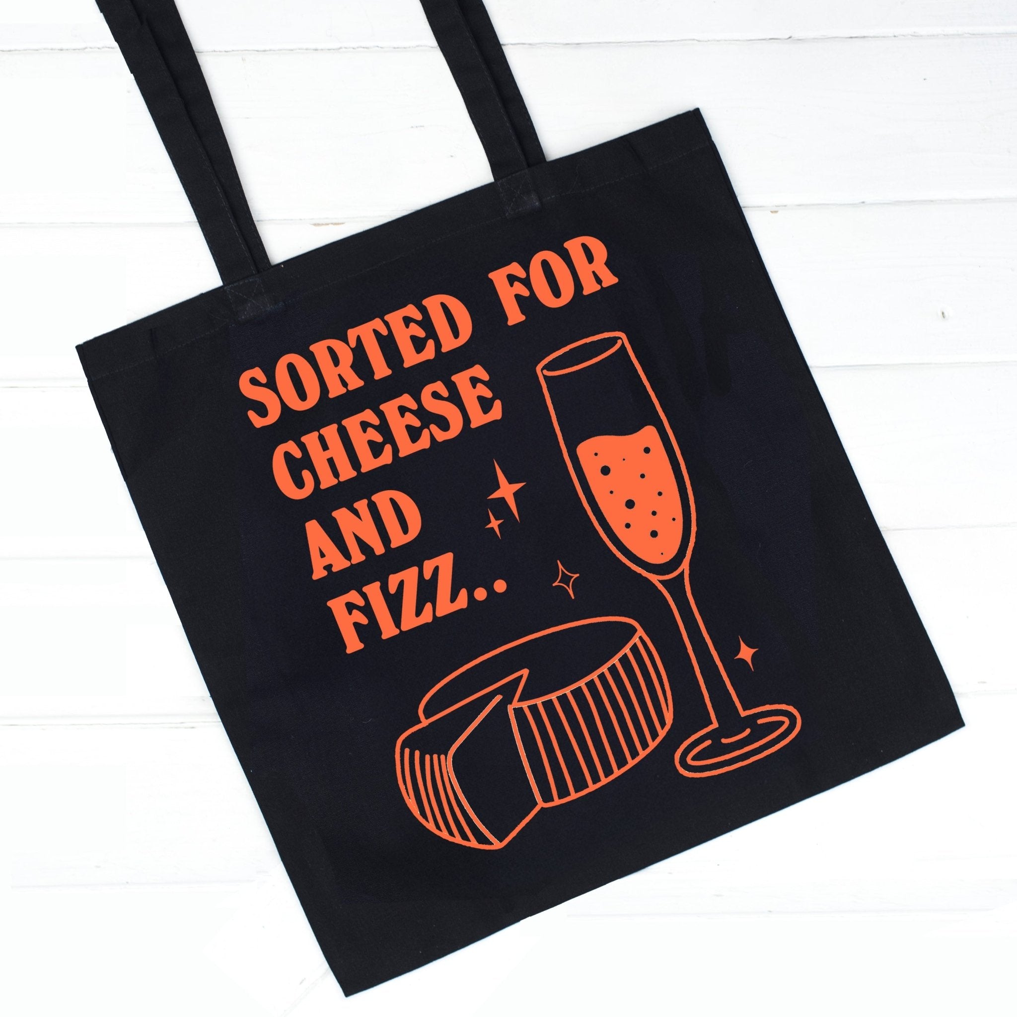 Sorted For Cheese & Fizz' Tote Bag - Image 4