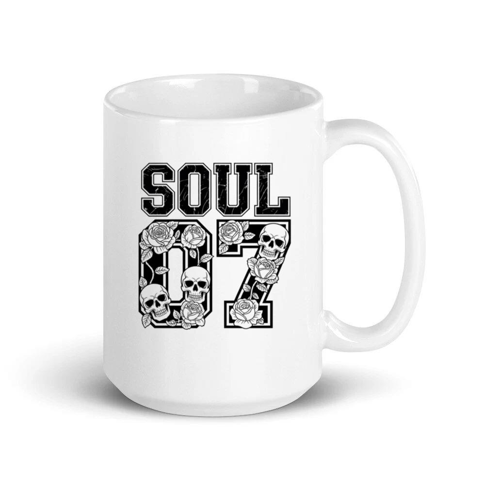 Soul 07 Skull Number Retro Street Graphic Mug