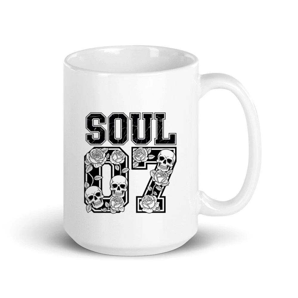 Soul 07 Skull Number Retro Street Graphic Mug