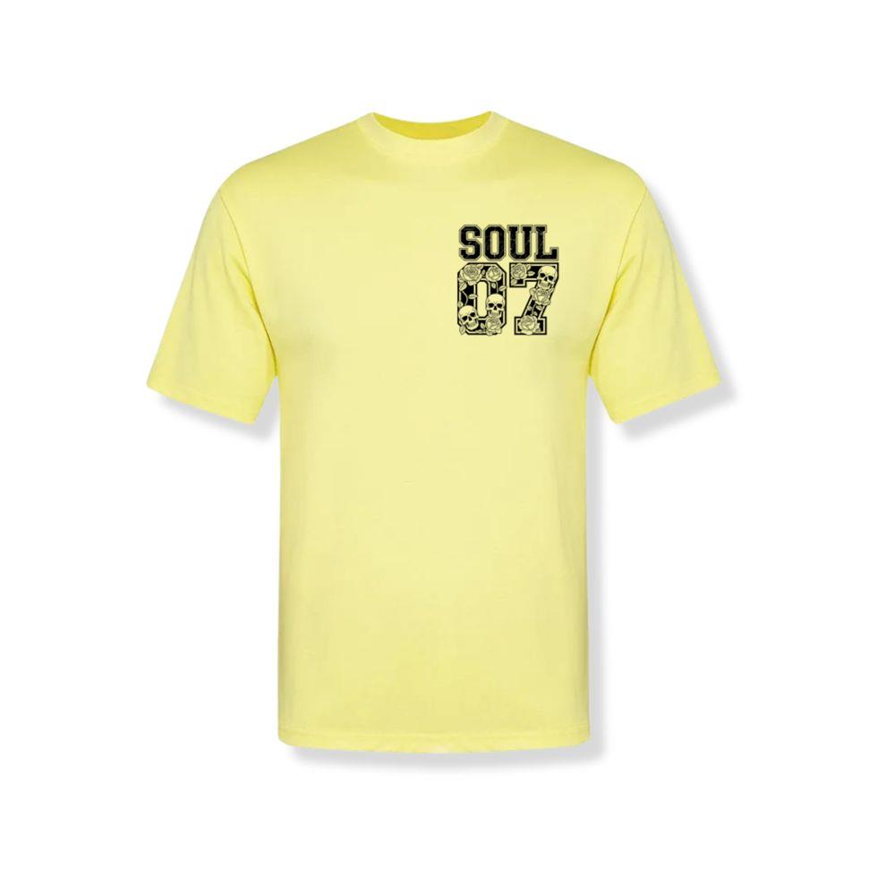 Soul 07 Skull Number Retro Street Graphic T-Shirt
