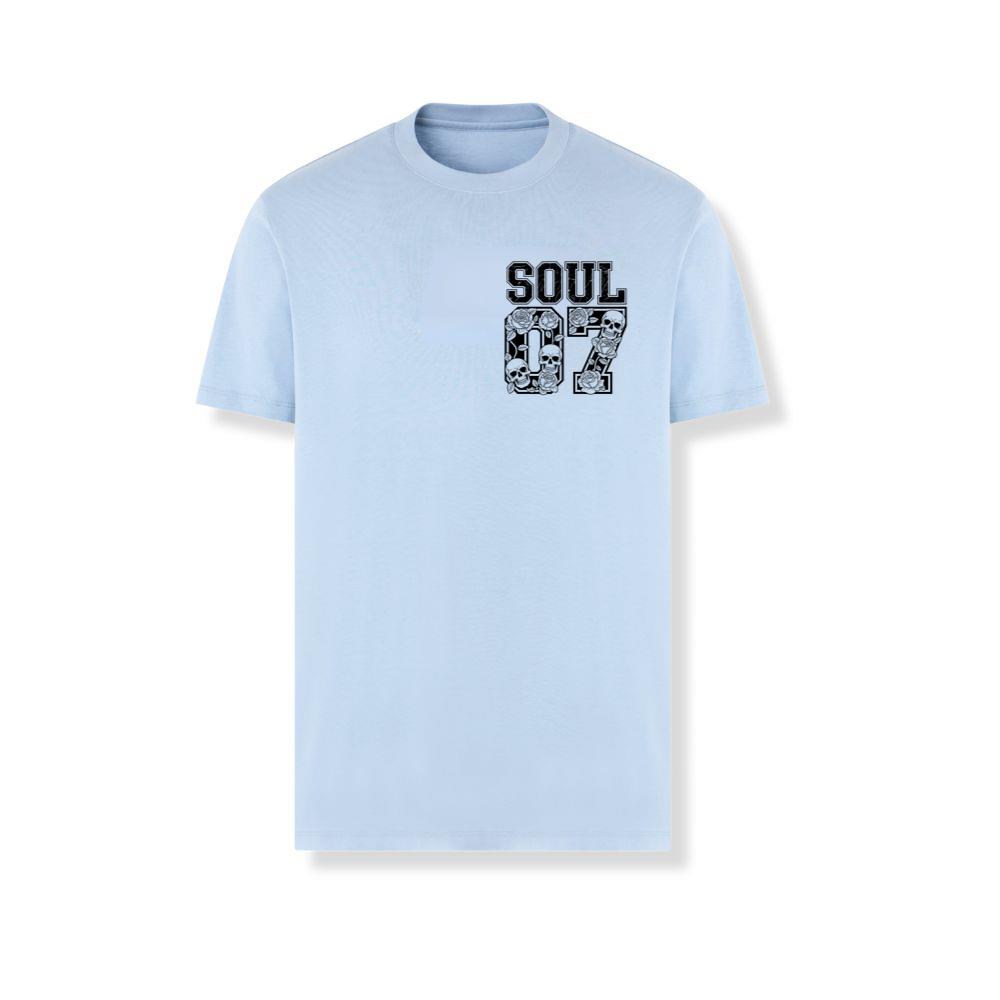 Soul 07 Skull Number Retro Street Graphic T-Shirts