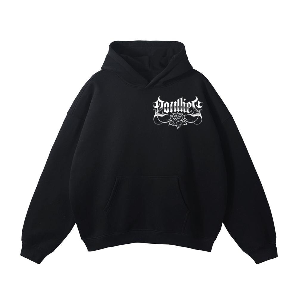 Soulthief Gothic Typography With Ros Hoodie