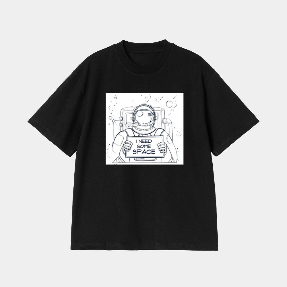 Space Art with Astronaut and Quote T-Shirt