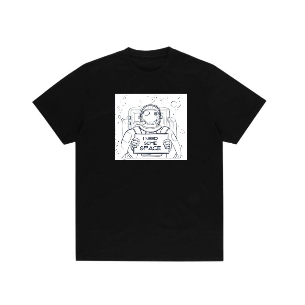 Space Art with Astronaut and Quote T-Shirts