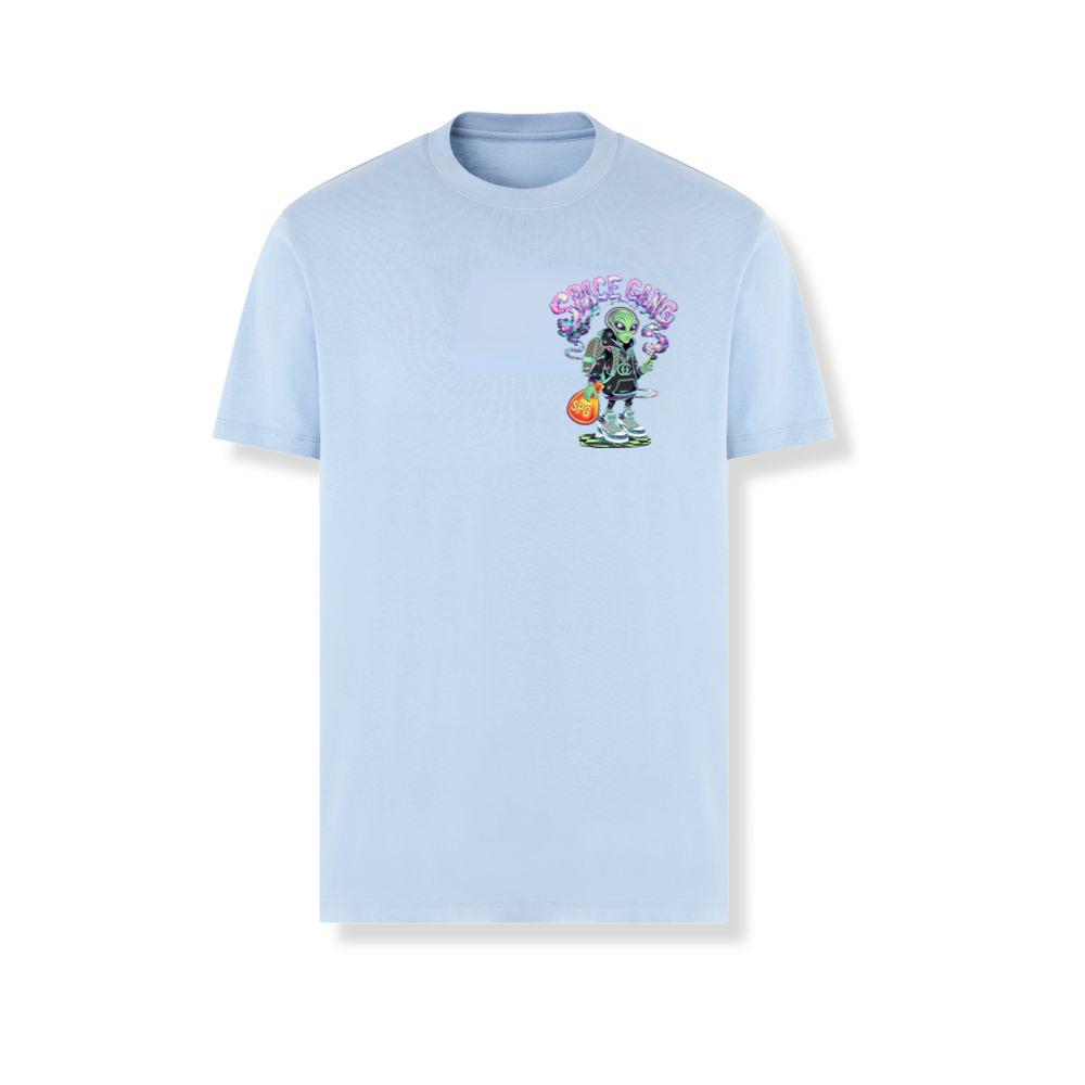 Space Gang Alien Retro Neon Cartoon Graphic T-Shirts