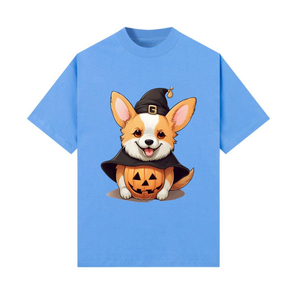 Spooky Critter Companions_ Halloween-Themed Animal T-Shirt