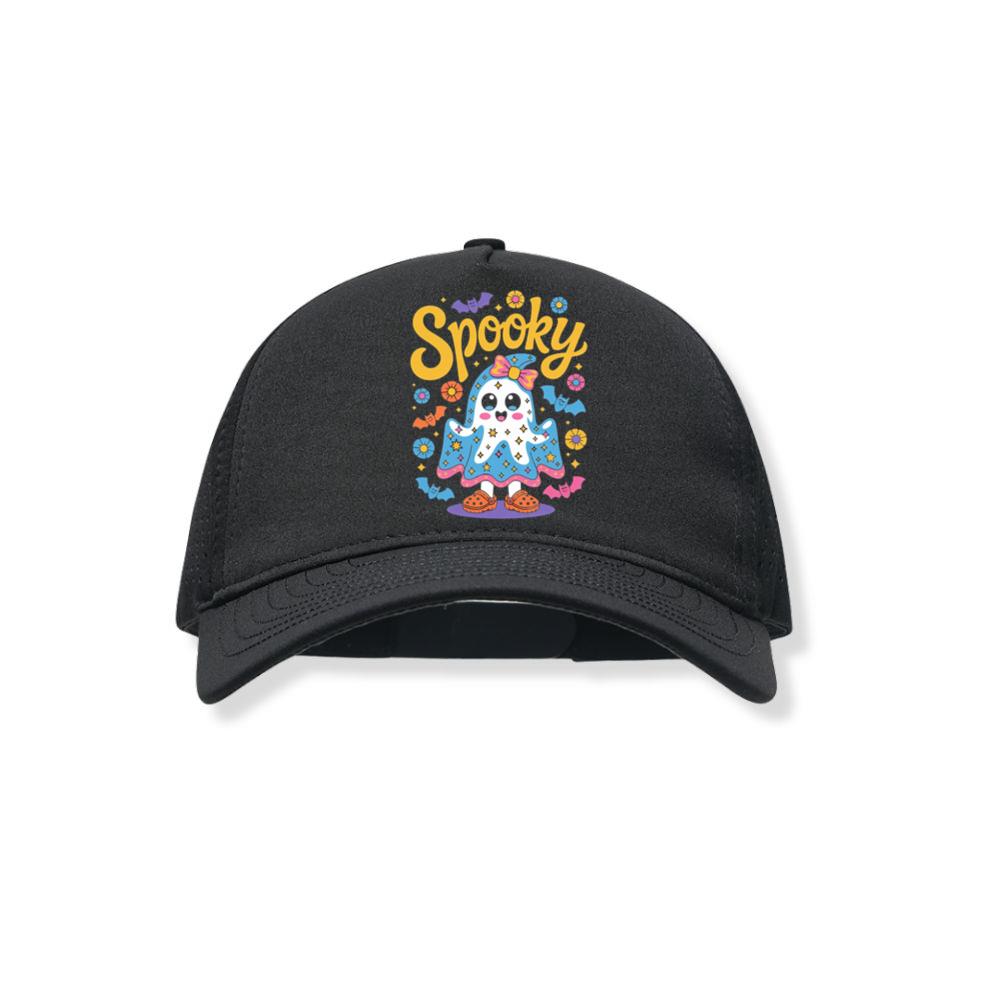 Spooky Ghost Cute Halloween Retro Graphic Black Hat