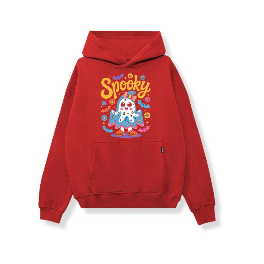 Spooky Ghost Cute Halloween Retro Graphic Hoodies 3