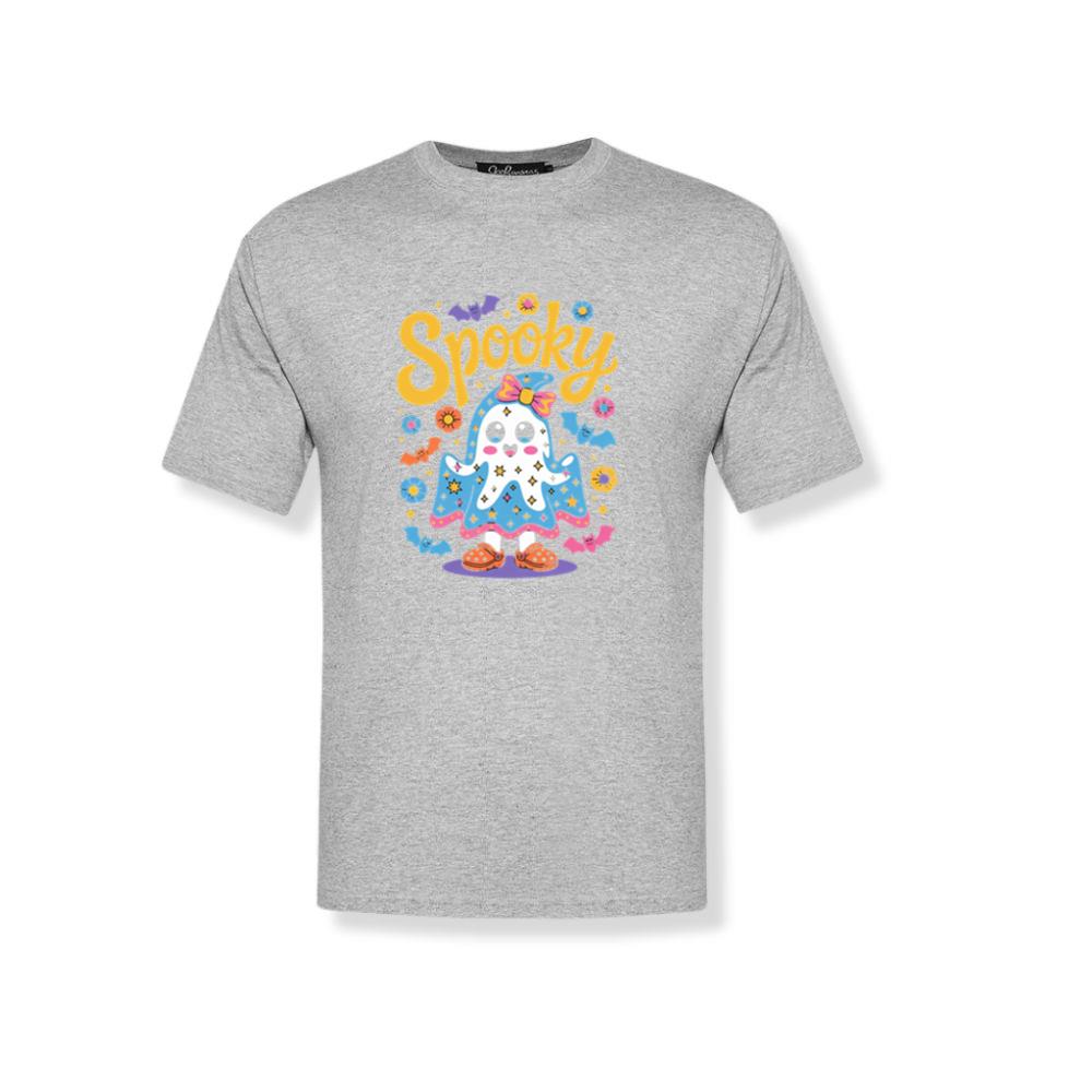 Spooky Ghost Cute Halloween Retro Graphic T-Shirt 3