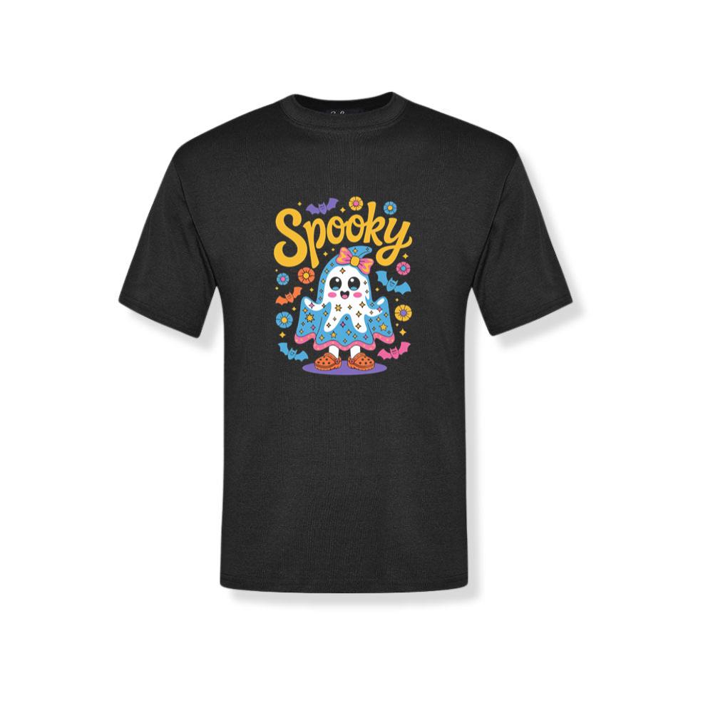 Spooky Ghost Cute Halloween Retro Graphic T-Shirt