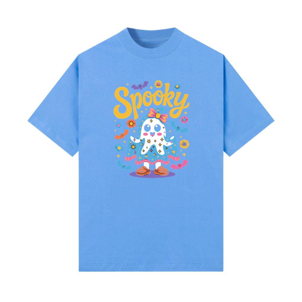 Spooky Ghost Cute Halloween Retro Graphic T-Shirts