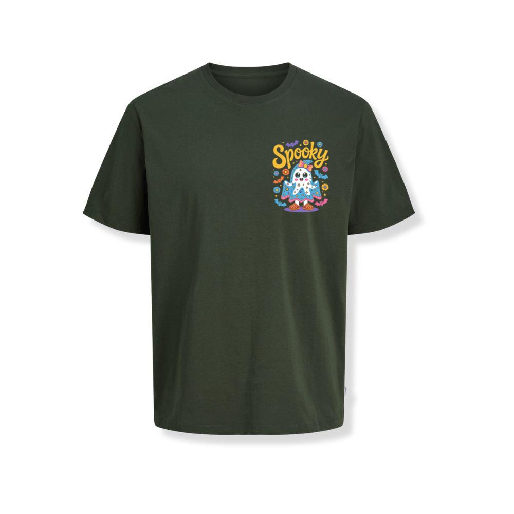 Spooky Ghost Cute Halloween Retro Graphic T-Shirts