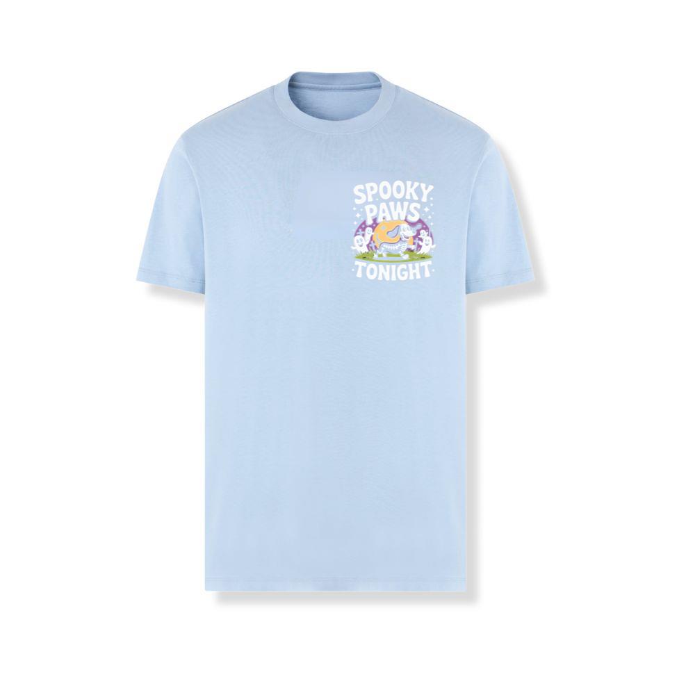 Spooky Paws Tonight Dog Skeleton Halloween Graphic T-Shirts