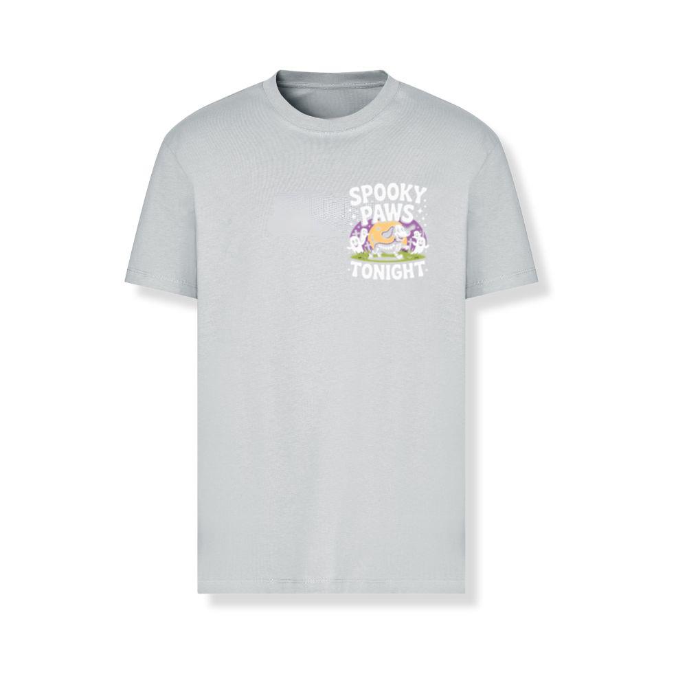 Spooky Paws Tonight Dog Skeleton Halloween Graphic T-Shirts - Image 3