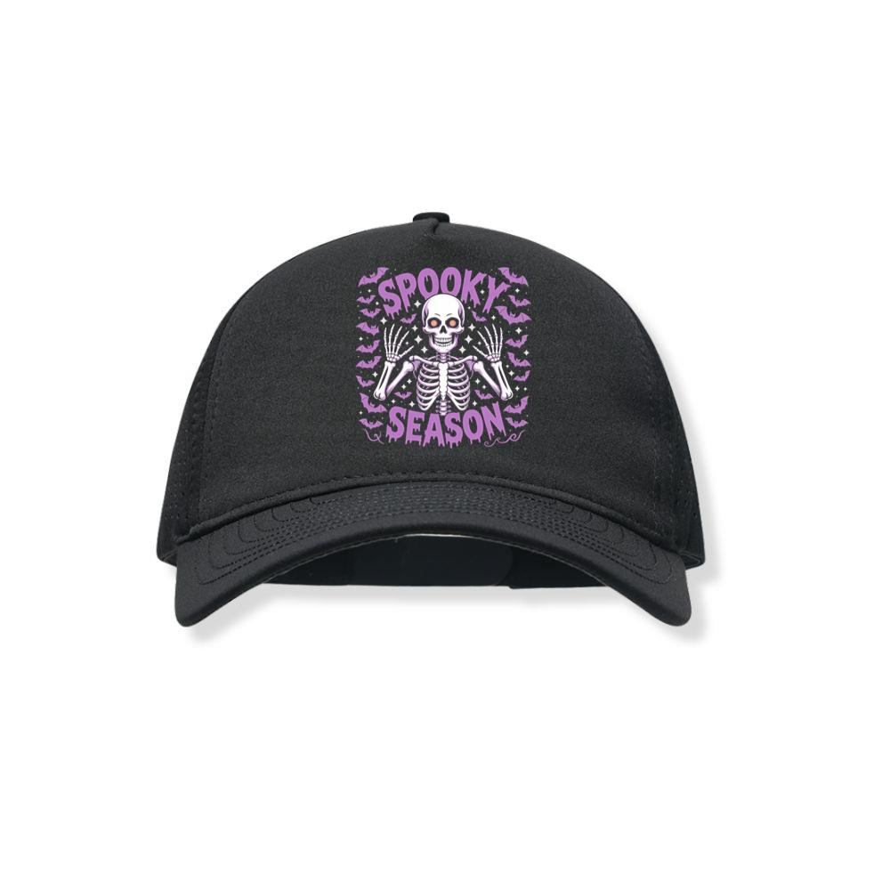 Spooky Season Skeleton Halloween Artwork Black Hat