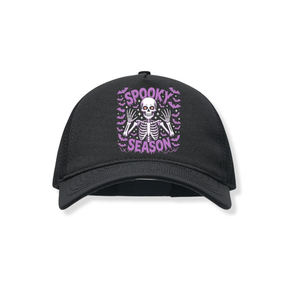 Spooky Season Skeleton Halloween Artwork Black Hat