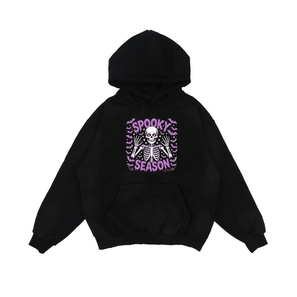Spooky Season Skeleton Halloween Artwork Hoodie