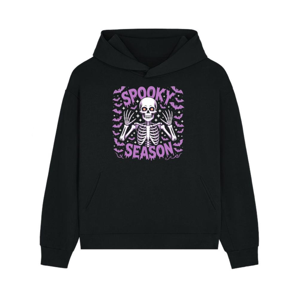 Spooky Season Skeleton Halloween Artwork Hoodies