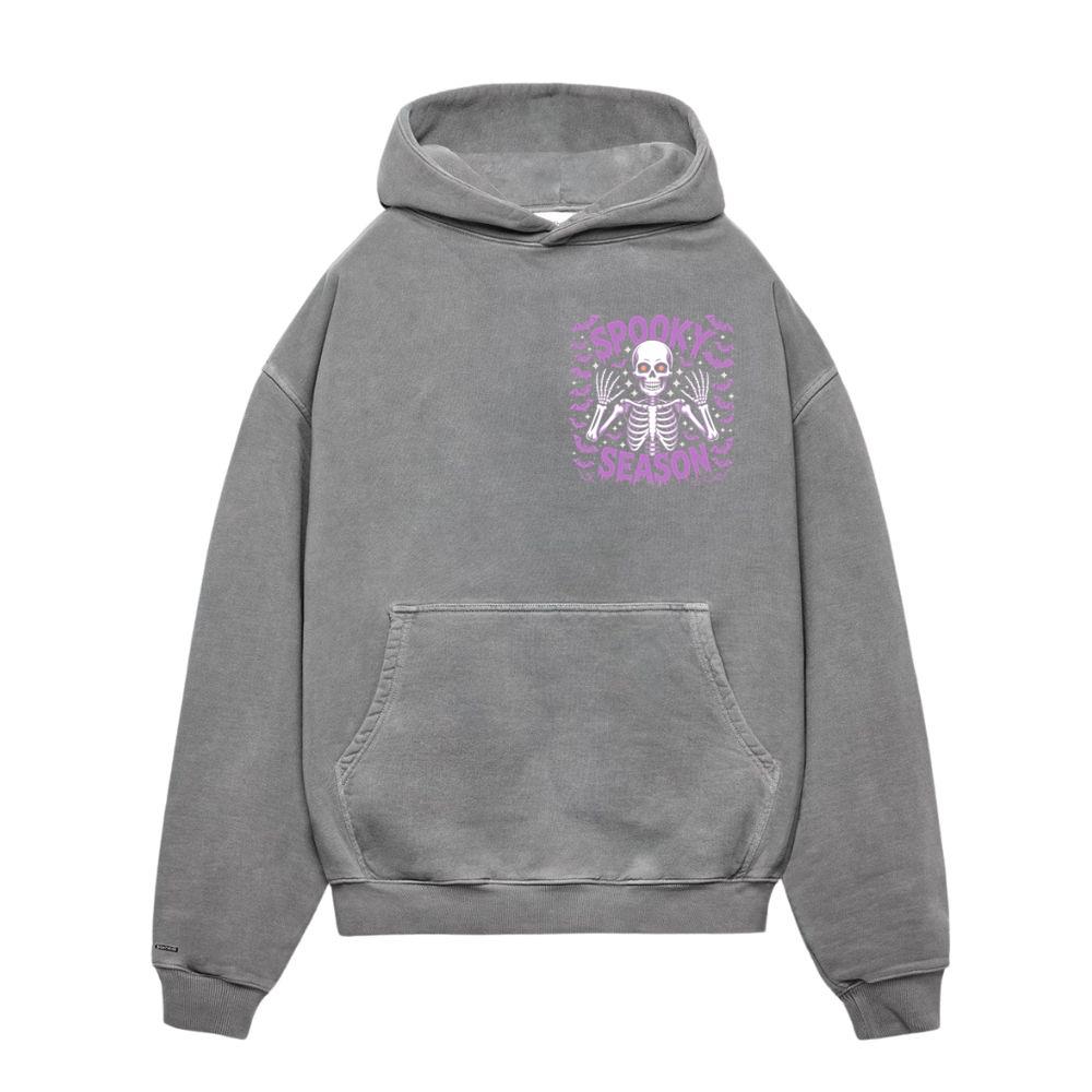 Spooky Season Skeleton Halloween Artwork Hoodies