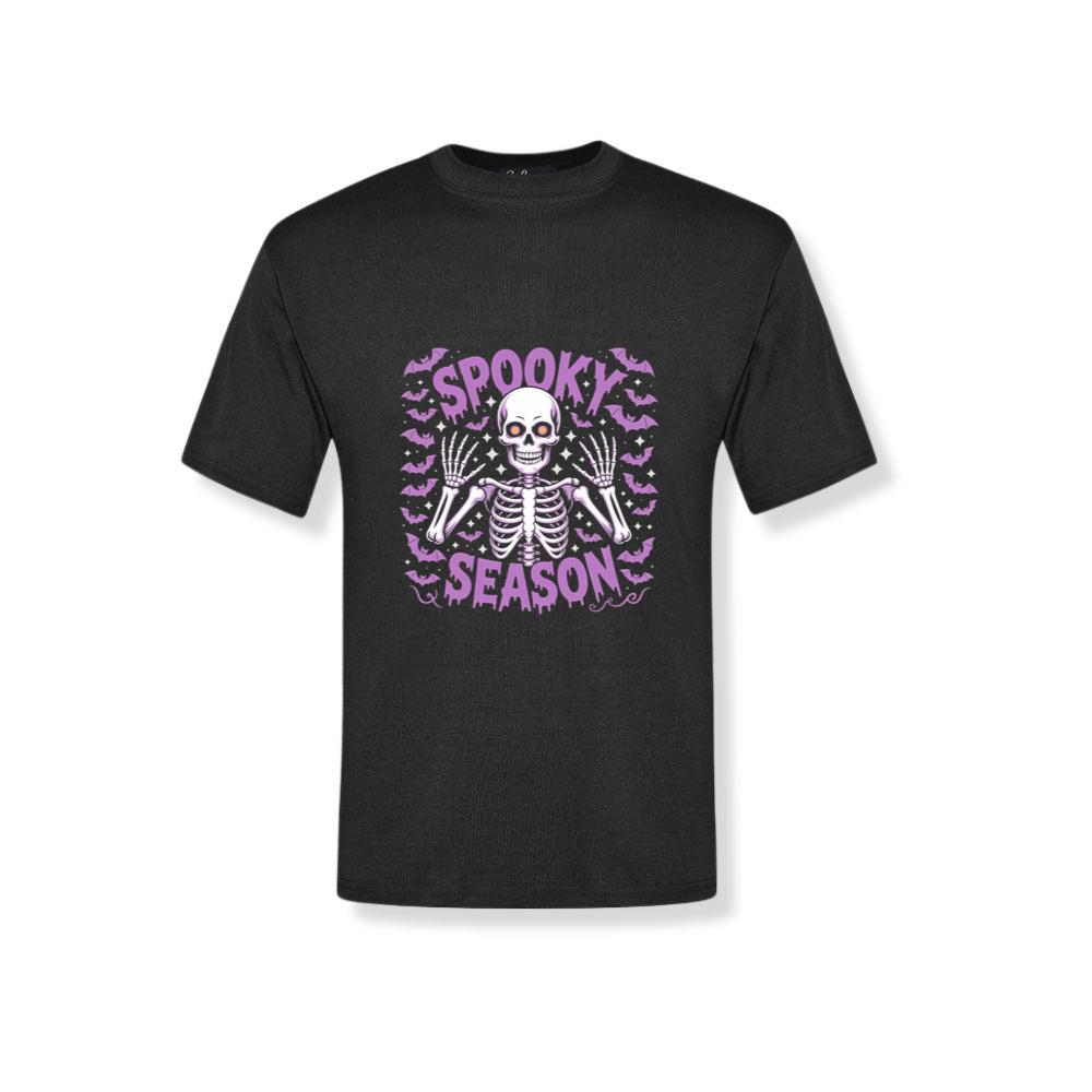 Spooky Season Skeleton Halloween Artwork T-Shirt