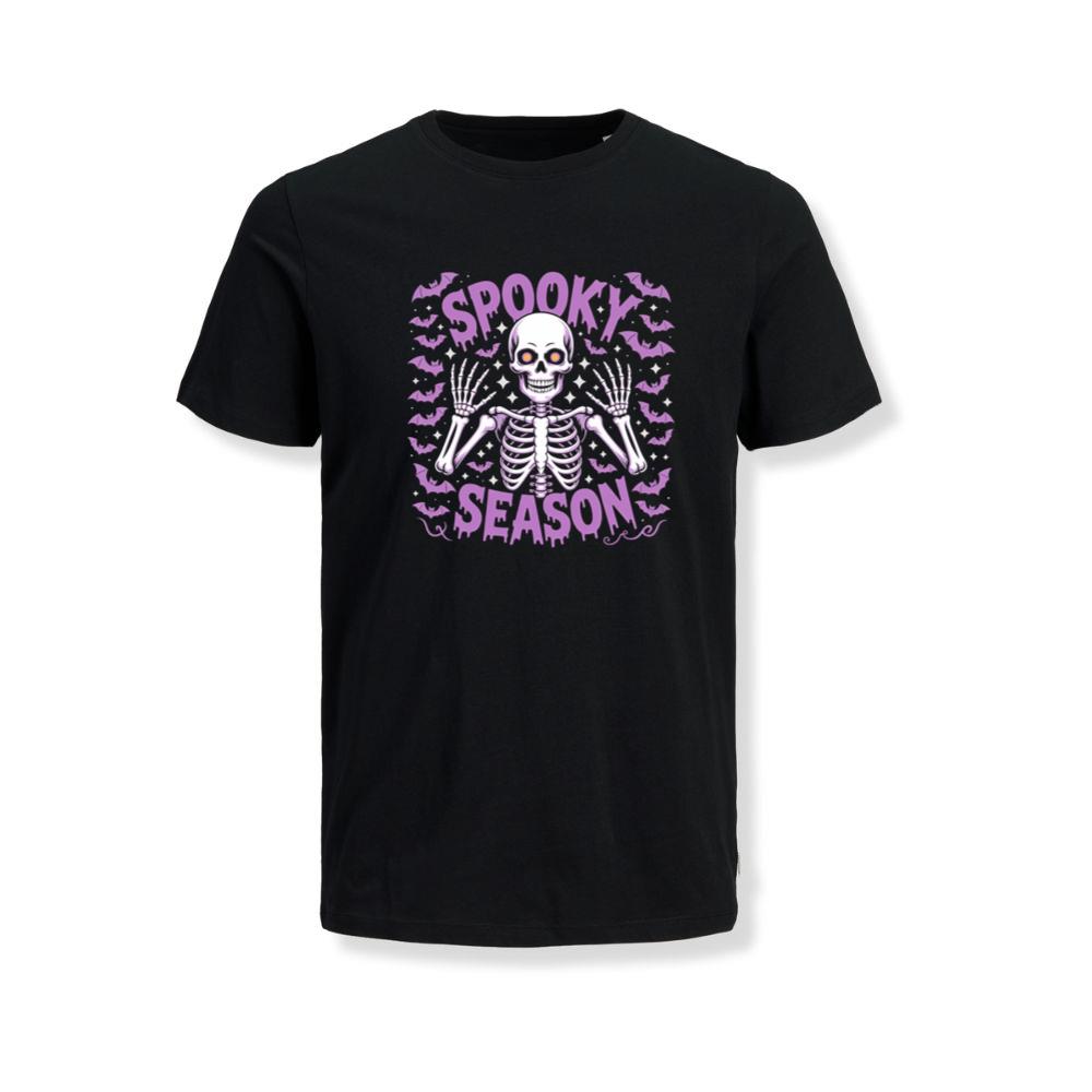 Spooky Season Skeleton Halloween Artwork TShirt Myheroshop