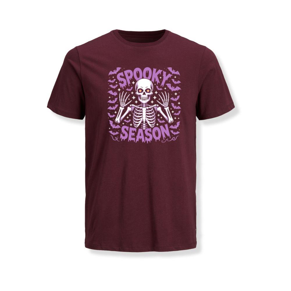 Spooky Season Skeleton Halloween Artwork TShirt Myheroshop