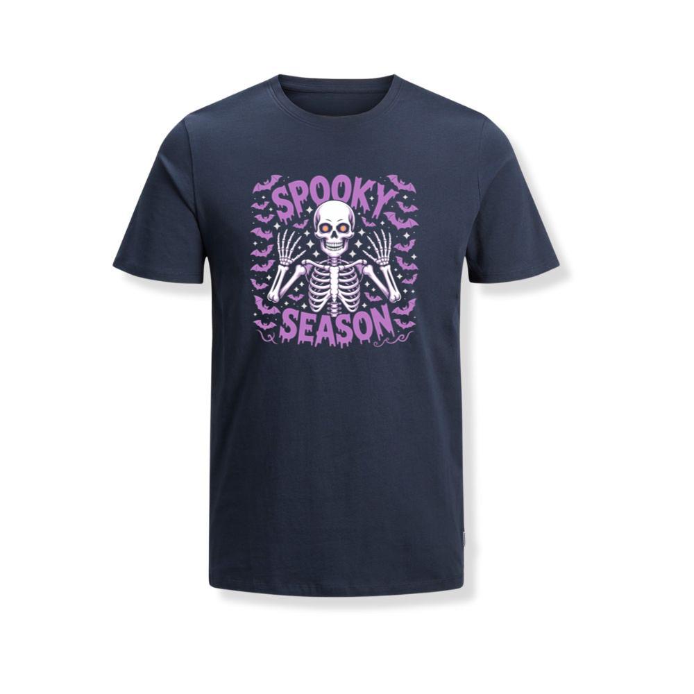 Spooky Season Skeleton Halloween Artwork TShirt Myheroshop