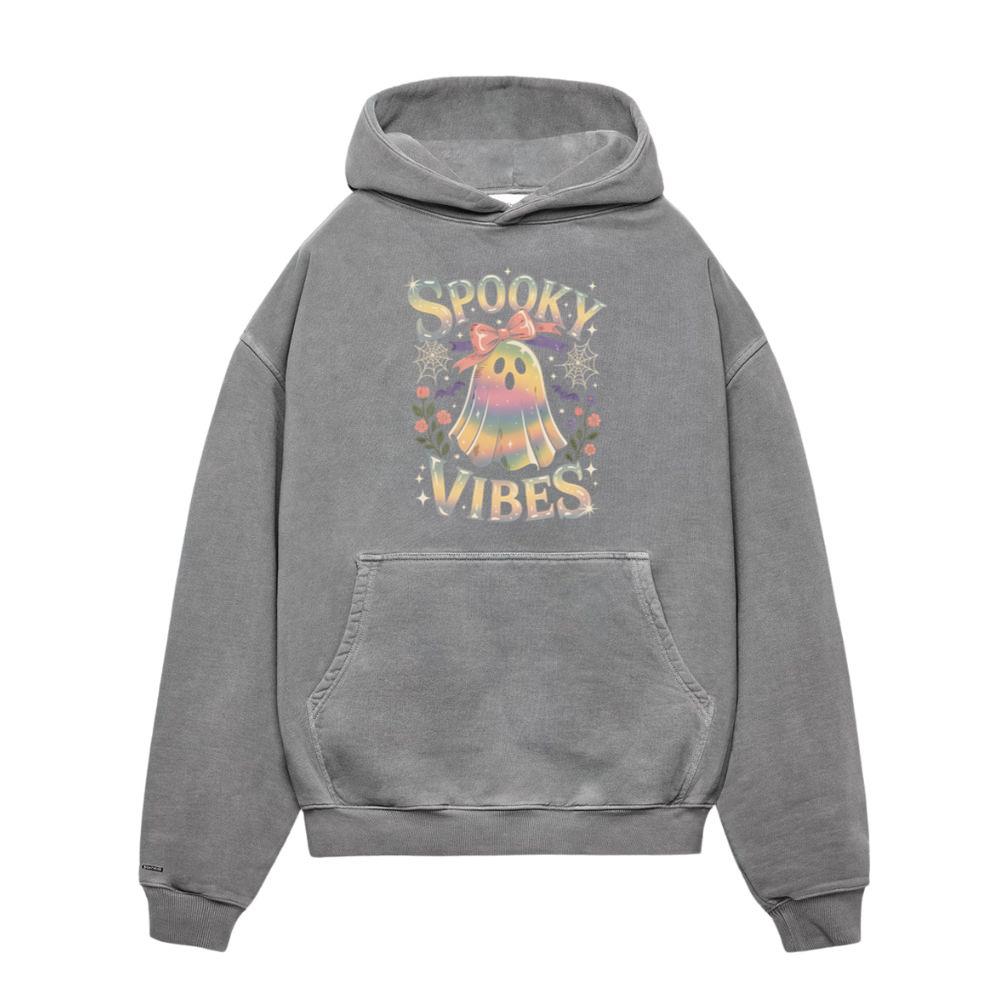 Spooky Vibes Cute Ghost Halloween