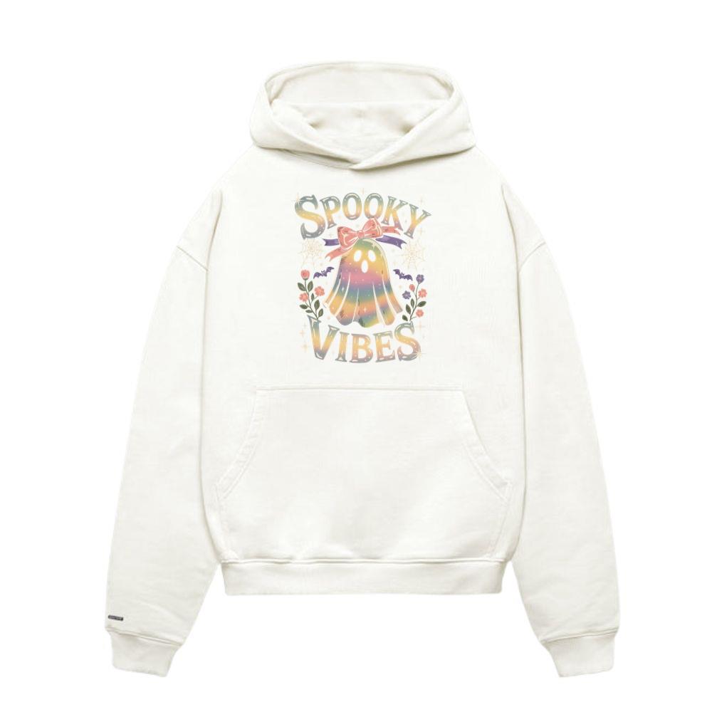 Spooky Vibes Cute Ghost Halloween Hoodies