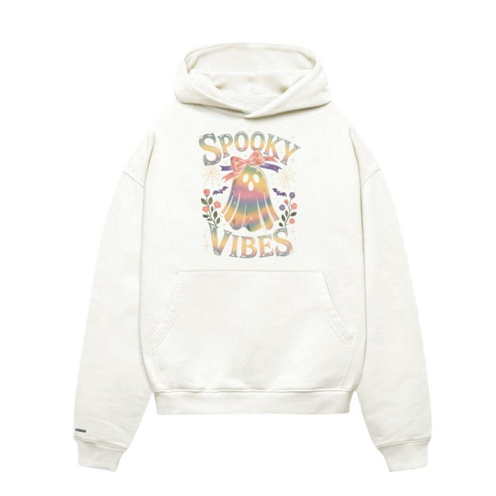 Spooky Vibes Cute Ghost Halloween Hoodies