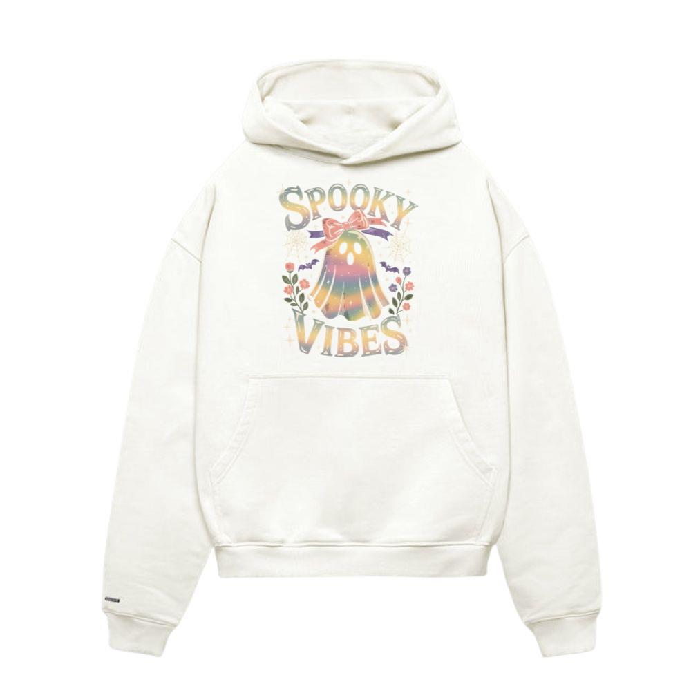 Spooky Vibes Cute Ghost Halloween Hoodies