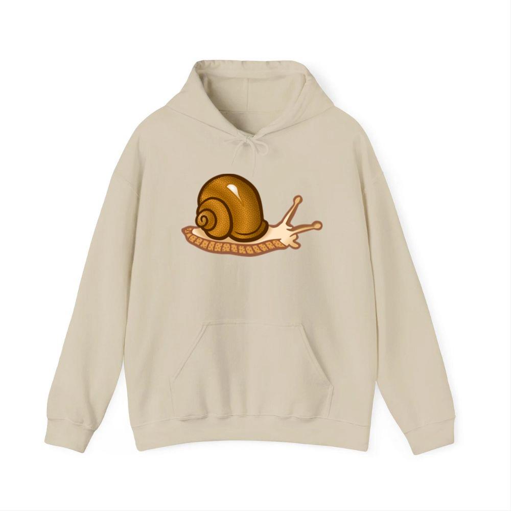 Spotted Brown Cartoon Snail Hoodies