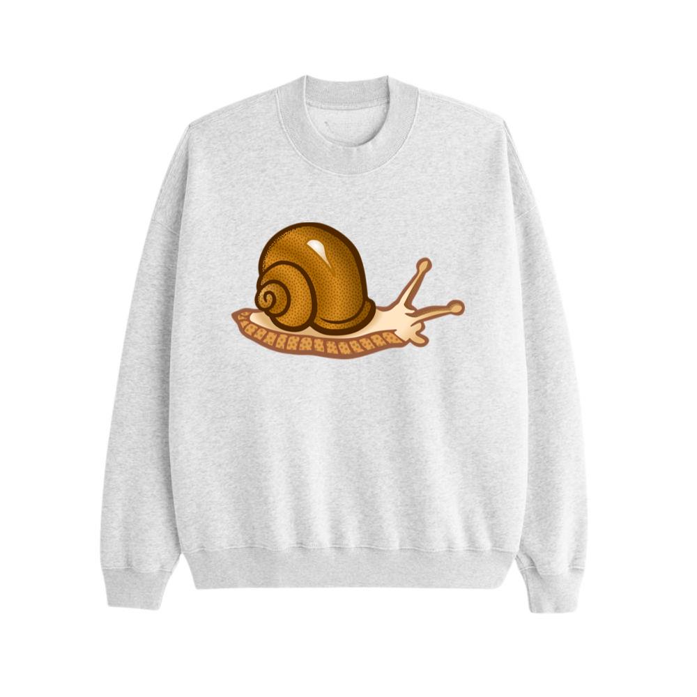 Spotted Brown Cartoon Snail Sweatsrhits