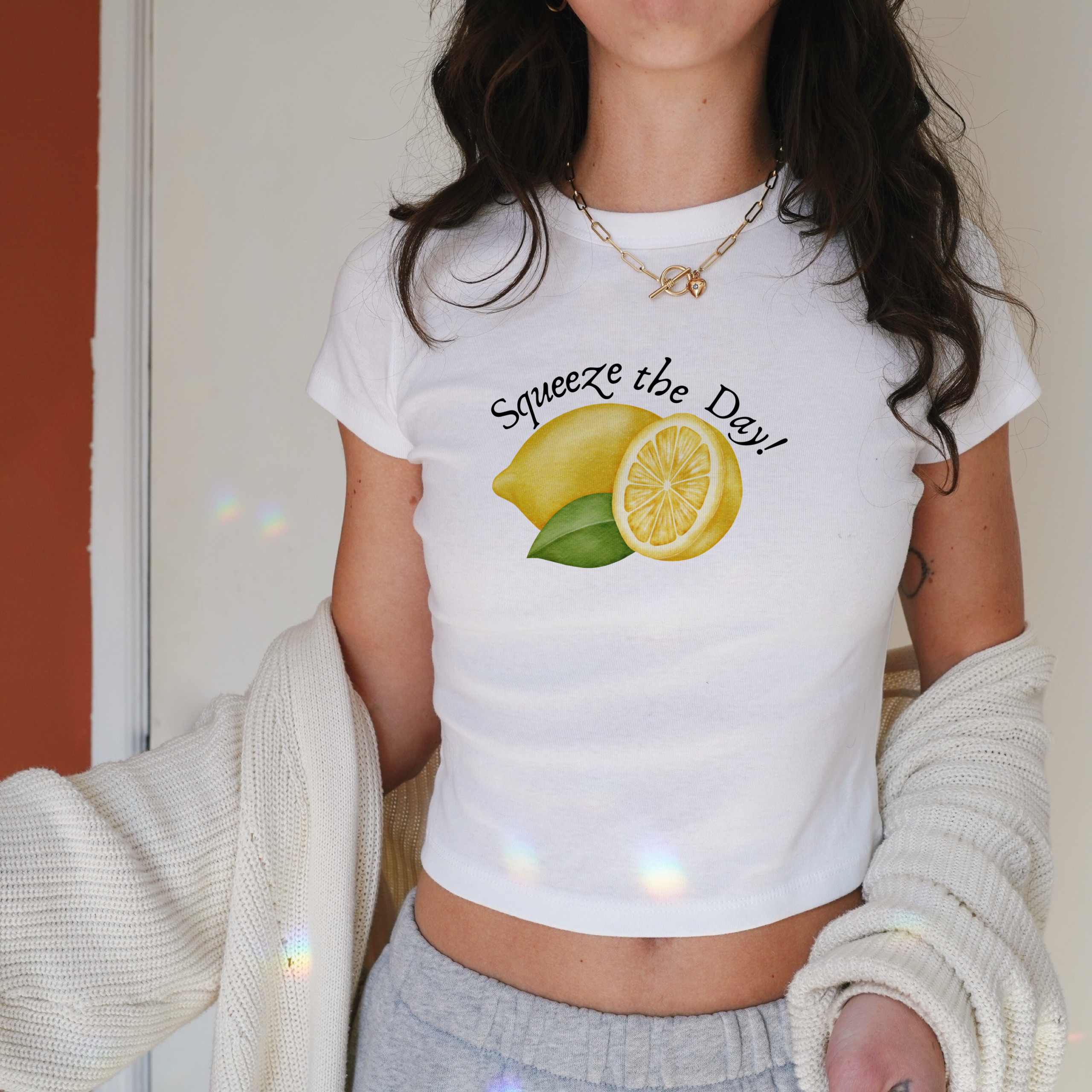 Squeeze the day y2k baby tees