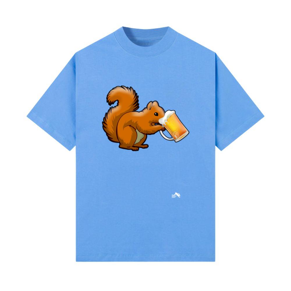 Squirrel Drinking Beer For Animal Beer Squirrel T-Shirt