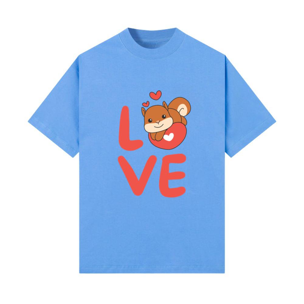 Squirrel For Valentine's Day Cute Animals Hearts_1 T-Shirt