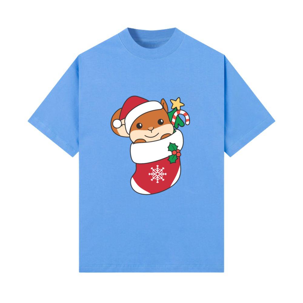 Squirrels Christmas Snow Winter Animals T-Shirt