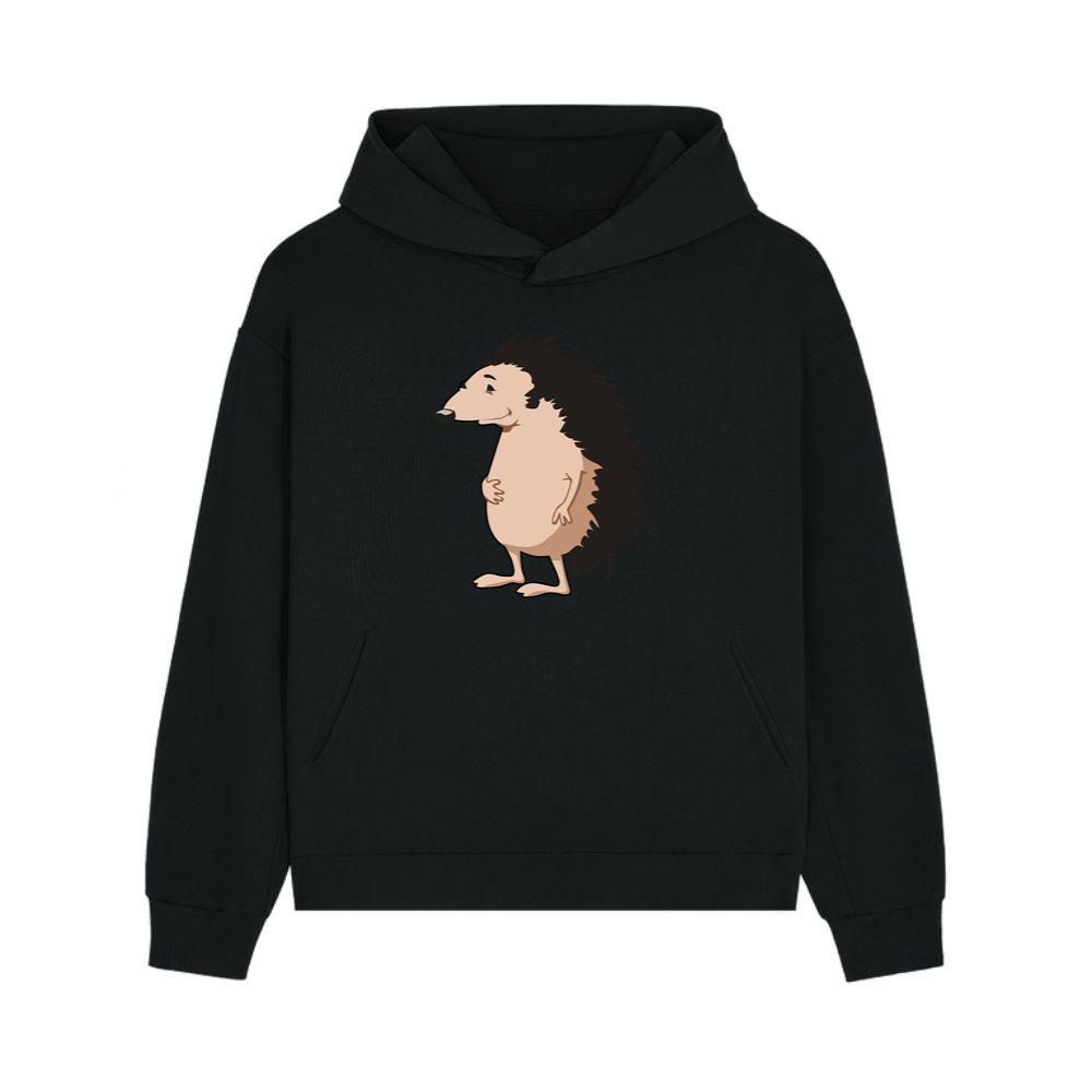 Standing Cartoon Hedgehog Hoodie