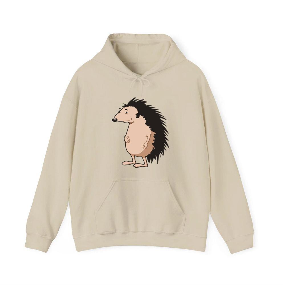 Standing Cartoon Hedgehog Hoodies