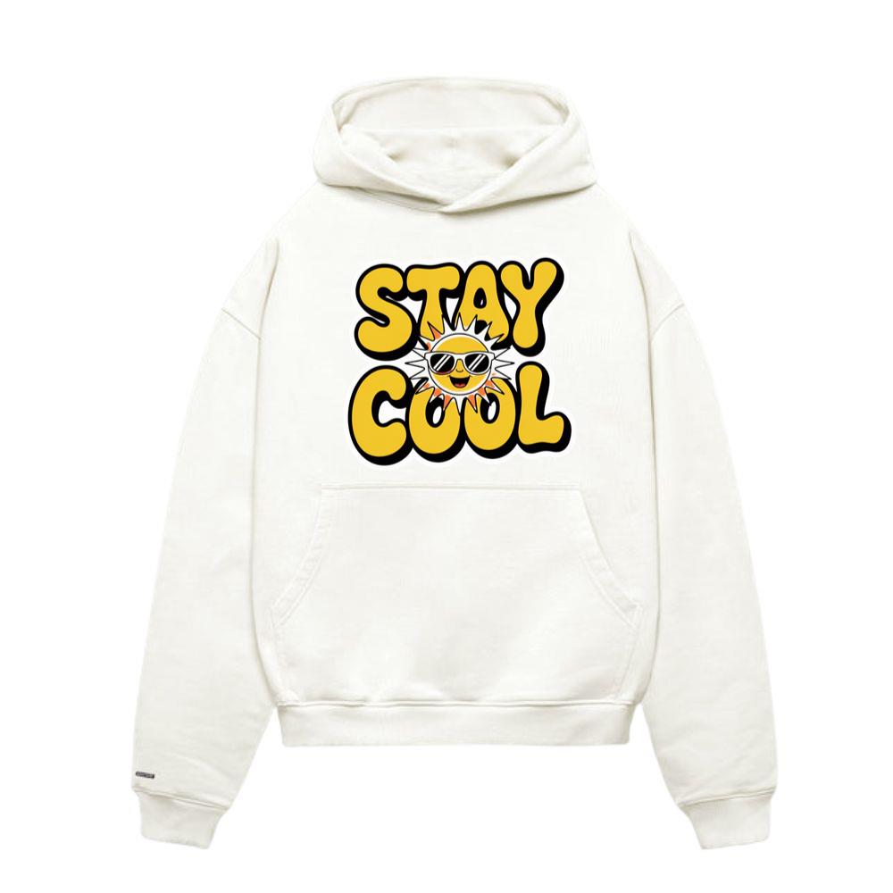 Stay Cool Retro Sun Cartoon Positive Vibes