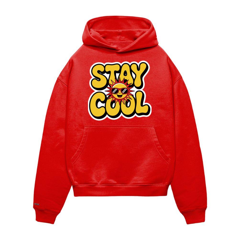 Stay Cool Retro Sun Cartoon Positive Vibes