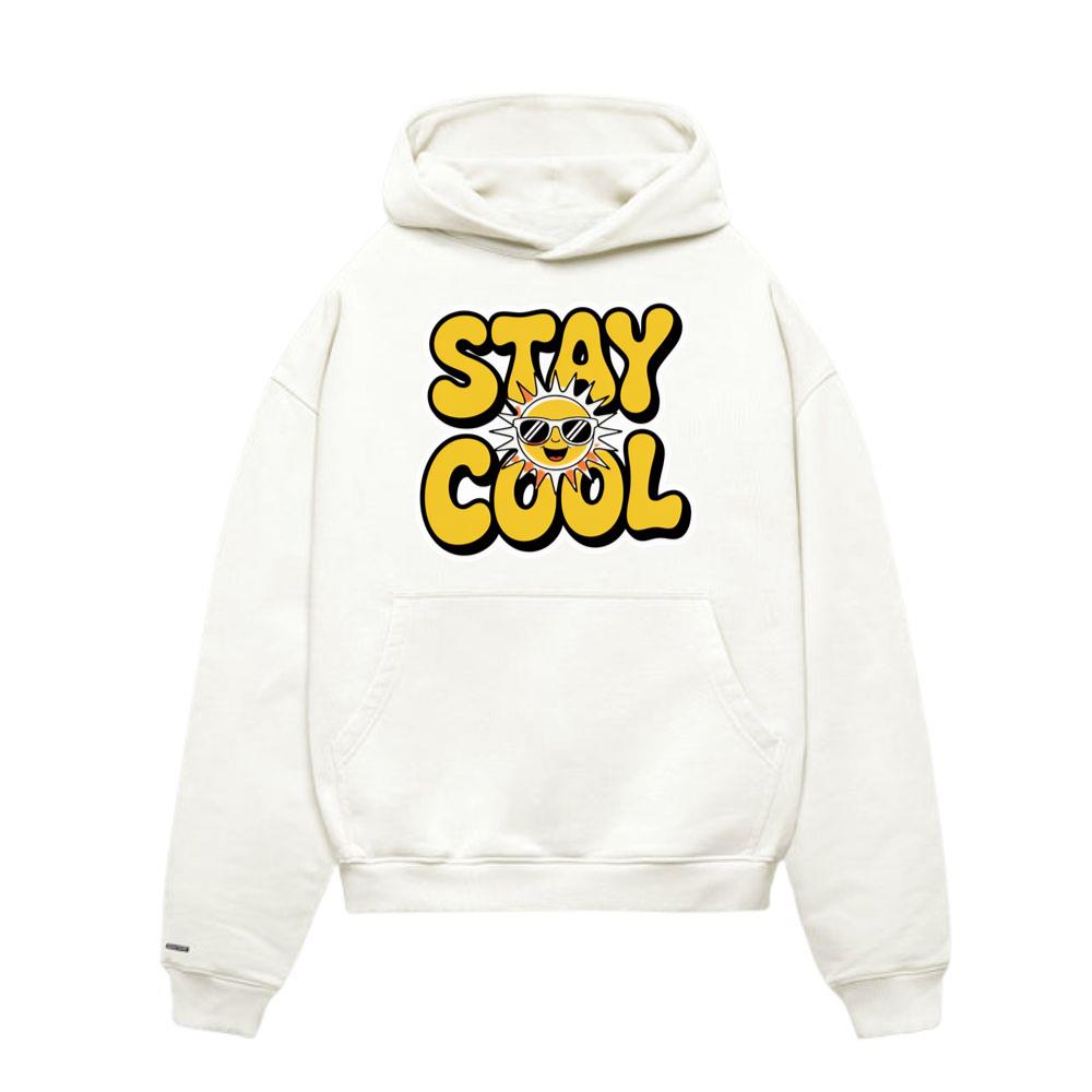 Stay Cool Retro Sun Cartoon Positive Vibes Hoodies