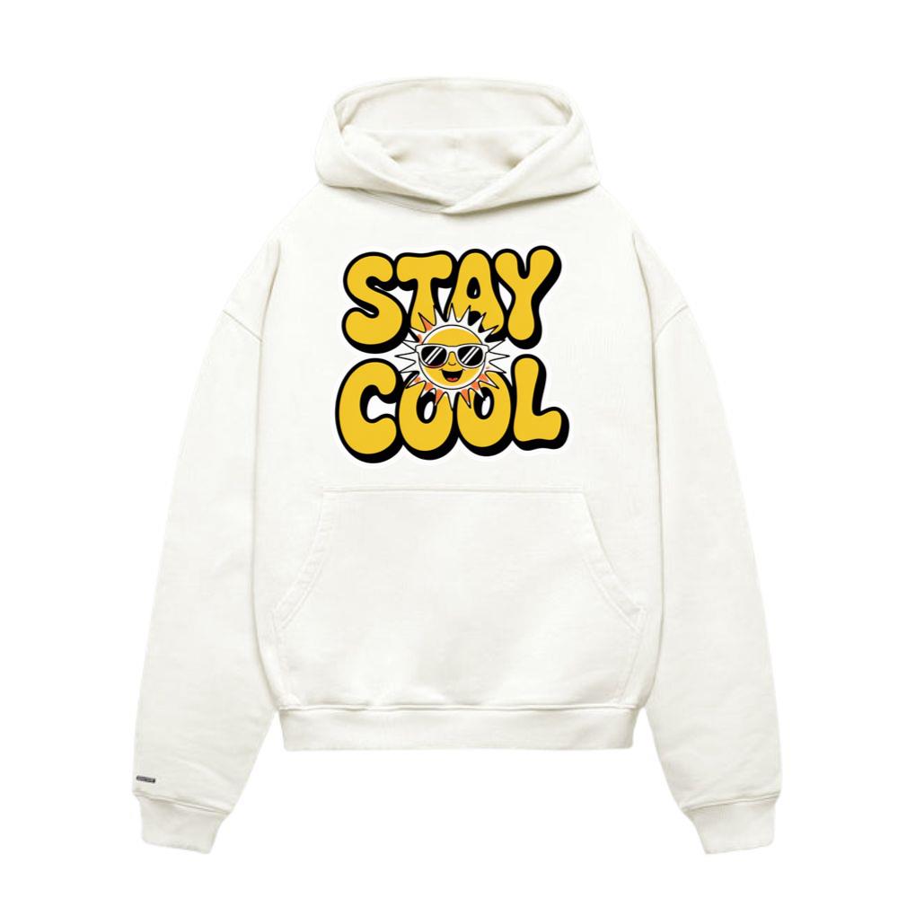 Stay Cool Retro Sun Cartoon Positive Vibes Hoodies