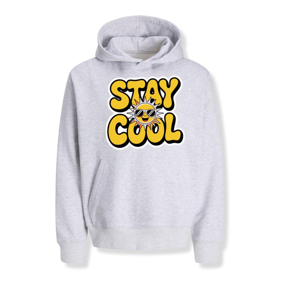 Stay Cool Retro Sun Cartoon Positive Vibes Hoodies