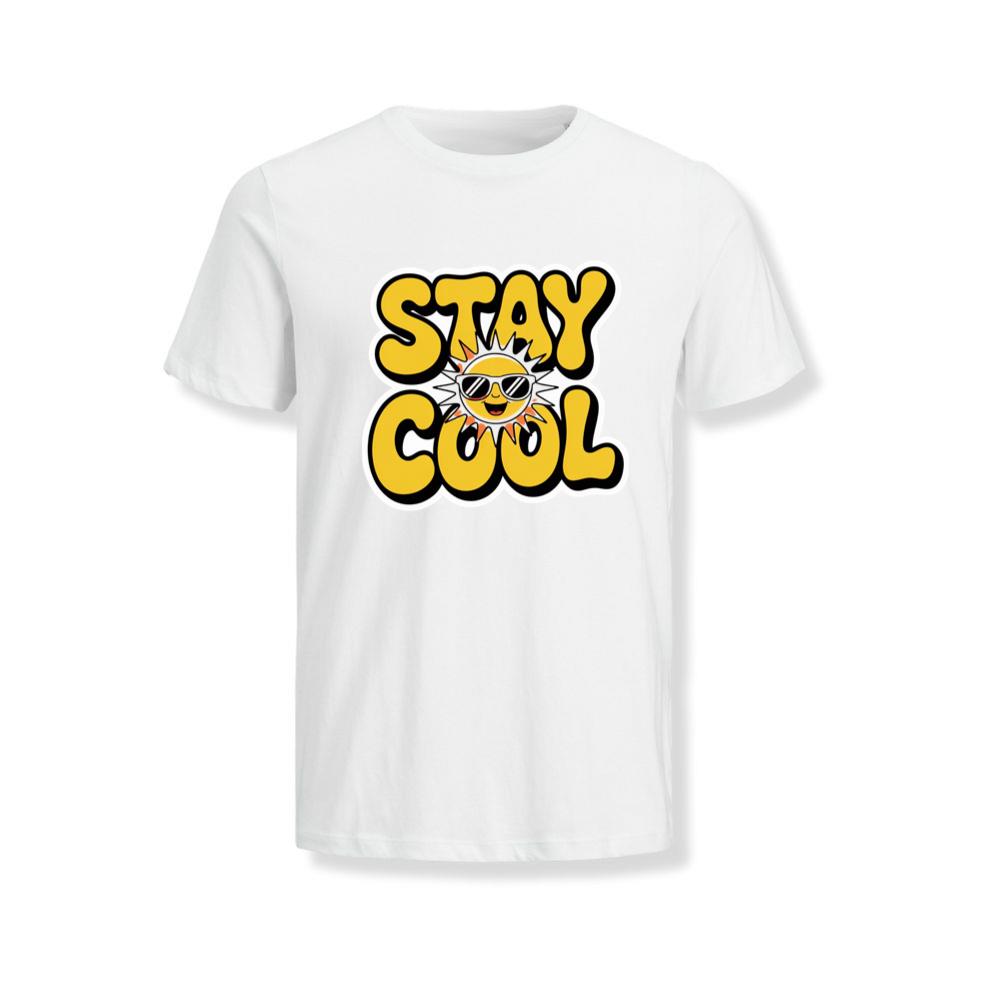 Stay Cool Retro Sun Cartoon Positive Vibes T-Shirts